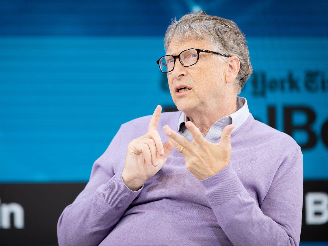 Bill Gates passes on the Leadership Torch
