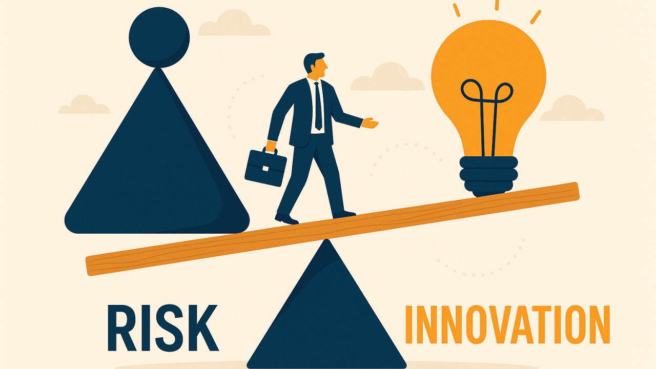 How to balance innovation and risk in competitive markets